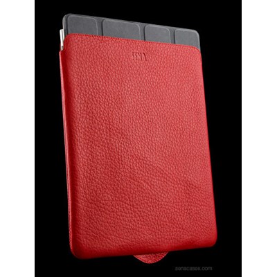 Apple Compatible Sena Ultraslim Leather Sleeve - Red 03-2741