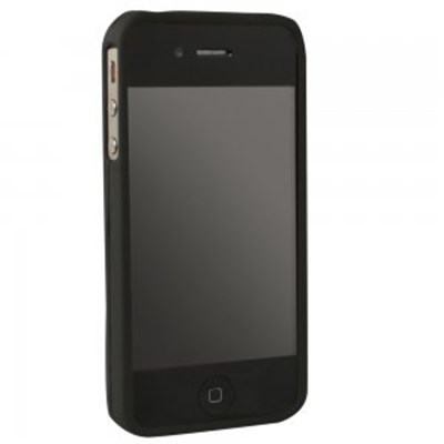 Apple Compatible Rubberized Protective Cover - Black 4SRUBBK