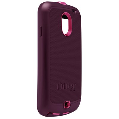 Samsung OtterBox Defender Rugged Interactive Case and Holster - Deep Plum and Peony Pink  77-19394