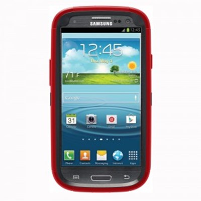 Samsung Otterbox Defender Rugged Interactive Case and Holster - Flame Red  77-23968