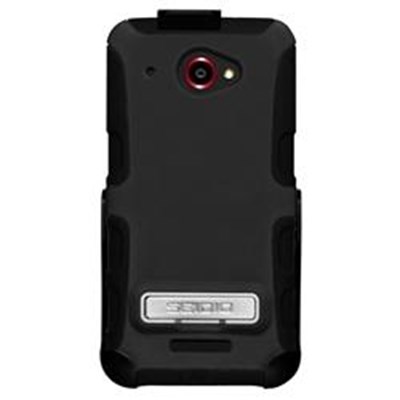 HTC Compatible Seidio Active Case with Kickstand and Holster Combo - Black  BD2-HK3HTDDAK-BK