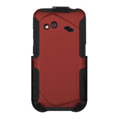 HTC Compatible Seidio ACTIVE Case and Holster Combo - Garnet Red  BD2-HK3HTNC4-GR