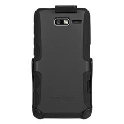 Motorola Compatible Seidio Active Case and Holster Combo - Black  BD2-HK3MTRZM-BK