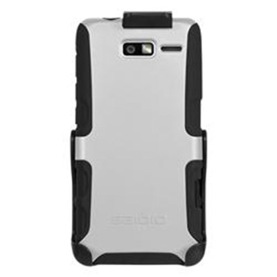Motorola Compatible Seidio Active Case and Holster Combo - Glossed White BD2-HK3MTRZM-GL