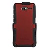 Motorola Droid Razr M Seidio Active Case and Holster Combo - Garnet Red
