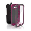 Samsung Ballistic Every1 Case and Holster Combo - Charcoal and Pink  EV0951-M115 Image 2