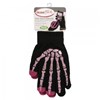 Boss Tech Touch Screen Gloves - Pink Skeleton Bones GLOVESKELPK Image 2