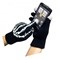 Boss Tech Touch Screen Gloves - Pink Skeleton Bones GLOVESKELPK Image 3