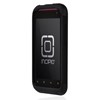 HTC Compatible Incipio Silicrylic Hybrid Case - Black HT-215 Image 1