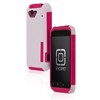 HTC Rhyme Incipio Silicrylic Hybrid Case - Pink and White
