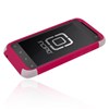 HTC Compatible Incipio Silicrylic Hybrid Case - Pink and White  HT-216 Image 3
