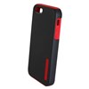 Apple Compatible Incipio Silicrylic DualPro Case - Black and Red  IPH-908 Image 2