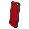 Apple Compatible Incipio Silicrylic DualPro Case - Black and Red  IPH-908 Image 3