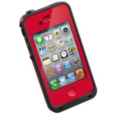 Apple LifeProof Rugged Waterproof Protective Case - Red  LPIPH4CS02RD