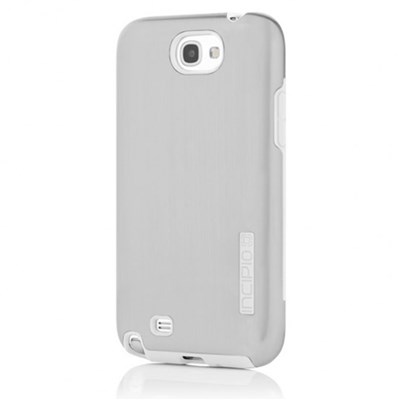 Samsung Incipio DualPro Shine Case - Light Silver and White  SA-328