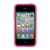 Apple Speck CandyShell Flip Rubberized Hard Case - White and Raspberry  SPK-A0822 Image 1