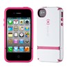 Apple Speck CandyShell Flip Rubberized Hard Case - White and Raspberry  SPK-A0822 Image 3