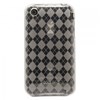 Apple iPhone 3G Argyle Pattern TPU Cover - Clear