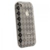 Apple Compatible Argyle Pattern TPU Cover - Clear TPUIPHONE3CL Image 2