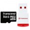 Transcend 8GB MicroSD Card with P3 Reader - TS8GUSDHC2P3 Image 1