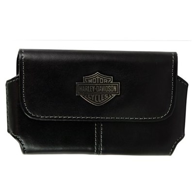 Fuse Harley Davidson Horizontal Leather Holster - Black 06558-FUSE