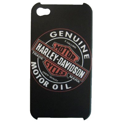 Apple Compatible Fuse Harley Davidson Hard Case - Black with Orange Seal  07278-FUSE