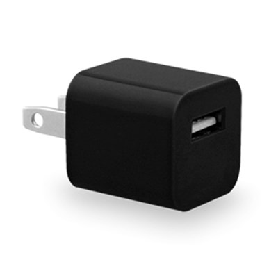 1 Amp Eco USB Travel Charger Cube - Black 12292NZ