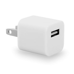 1 Amp Eco USB Travel Charger Cube - White 12293NZ