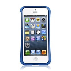 Apple Compatible HyperGear Aircraft Aluminum Bumper Cover - Blue 12297-HG