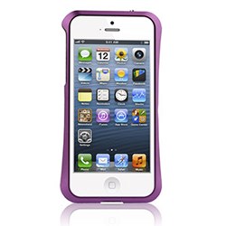 Apple Compatible HyperGear Aircraft Aluminum Bumper Cover - Purple 12298-HG