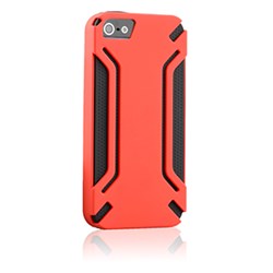 Apple Compatible HyperGear Virgo Dual-Layered Protective Cover - Red and Black 12307-HG