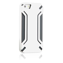 Apple Compatible HyperGear Virgo Dual-Layered Protective Cover - White and Grey 12308-HG