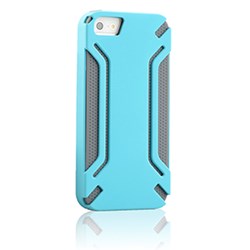 Apple Compatible HyperGear Virgo Dual-Layered Protective Cover - Blue and Grey 12310-HG