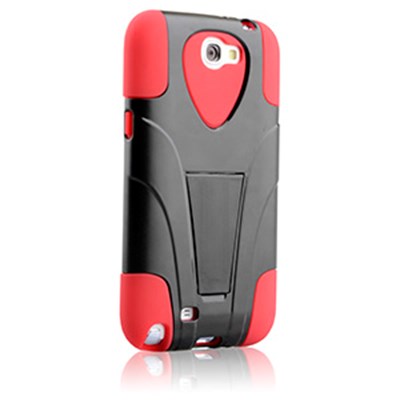 Samsung Compatible HyperGear Terminator Dual-Layered Cover - Red 12412-HG
