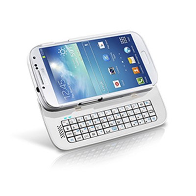 Samsung Compatible Sliding Bluetooth Keyboard Case - White 12555NZ