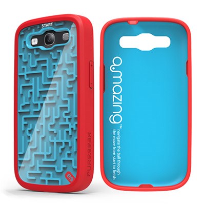 Samsung Compatible Puregear Retro Gamer Case - Amazing Blue and Red 60090PG