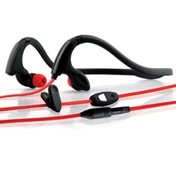 Noisehush Ns200 Sports Neckband Stereo Handsfree Headset - Black And Red NS200-12074