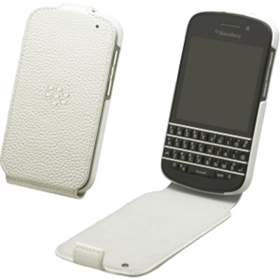 Blackberry Original Flip Shell Case - White  ACC-50707-302