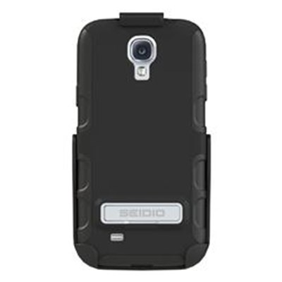 Samsung Compatible Seidio Active Case and Holster Combo with Kickstand - Black  BD2-HK3SSGS4K-BK