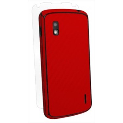 Google Compatible Bodyguardz Armor Carbon Fiber - Red  BZ-ACRN4-1112