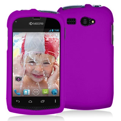 Kyocera Compatible Decoro Brand Premium Protector Case - Rubber Purple  CRKYC5170PP