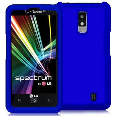LG Compatible Decoro Brand Premium Protector Case - Rubber Blue CRLGSPECBL