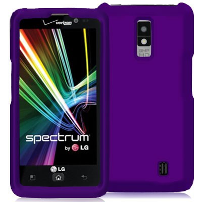 LG Compatible Decoro Brand Premium Protector Case - Rubber Purple CRLGSPECPP