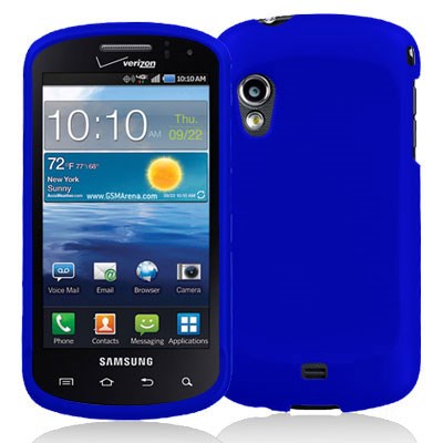 Samsung Compatible Decoro Brand Premium Protector Case - Rubber Blue CRSAMI405BL