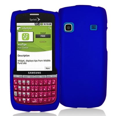 Samsung Compatible Decoro Brand Premium Protector Case - Rubber Blue  CRSAMM580BL