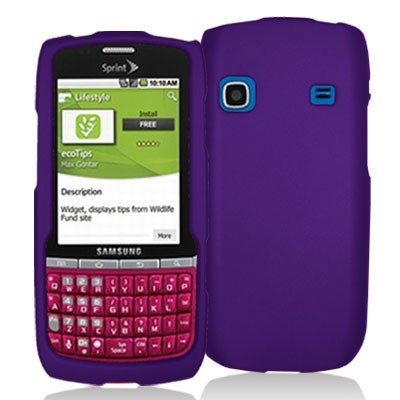 Samsung Compatible Decoro Brand Premium Protector Case - Rubber Purple  CRSAMM580PP