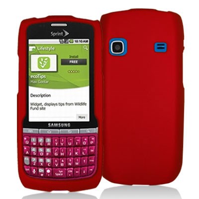 Samsung Compatible Decoro Brand Premium Protector Case - Rubber Red CRSAMM580RD