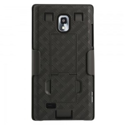LG Compatible Holster and Protective Cover Combo - Black  FXCOVSPECTRUM2