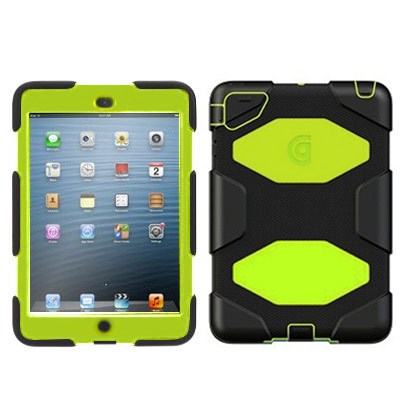Apple Compatible Griffin Survivor Hybrid Case - Black and Citron  GB35919