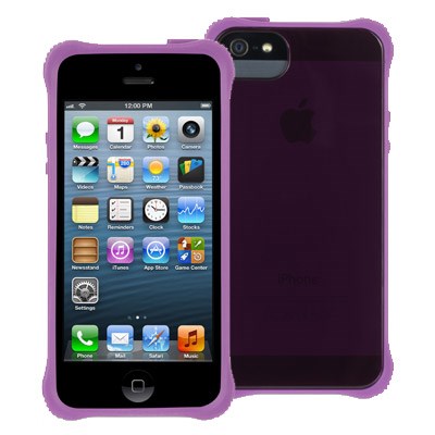 Apple Compatible Griffin Survivor Clear Rugged Case  - Purple GB37469